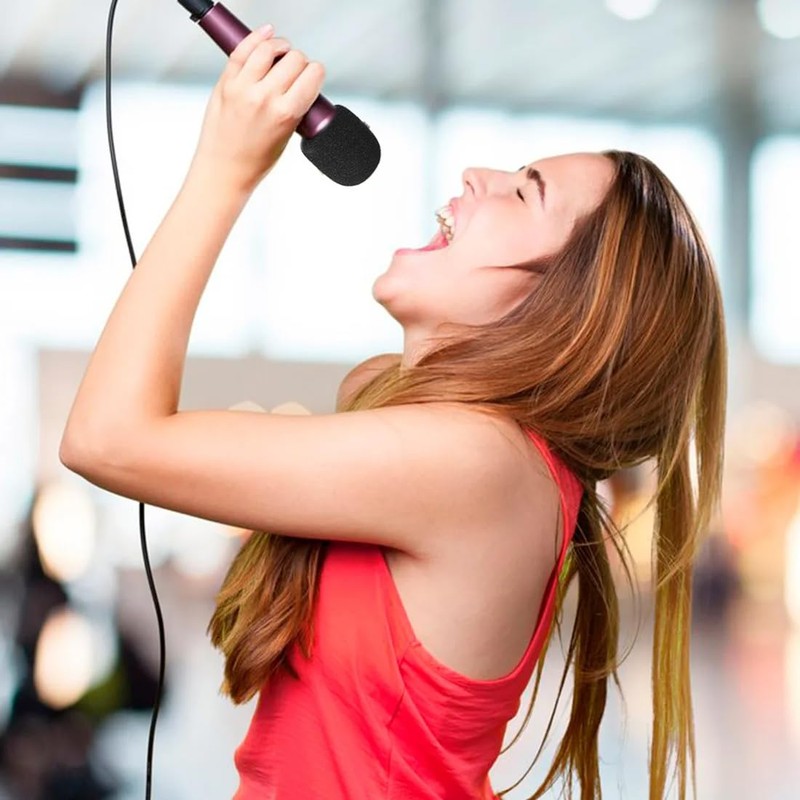 DLPRK Pack of 8 Replacement Foam Windscreen for Microphone and