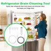 BZTT 8 PCS Refrigerator Drain Cleaning Tool - Fridge Water