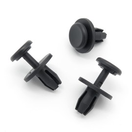 VVO Fasteners- Black Plastic Underbody Shields & Insulation Panel Fastener Clips for Vauxhall Corsa, (Pack of 10)