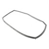 SPARES2GO Top Rubber Door Seal & Corner Clips compatible with