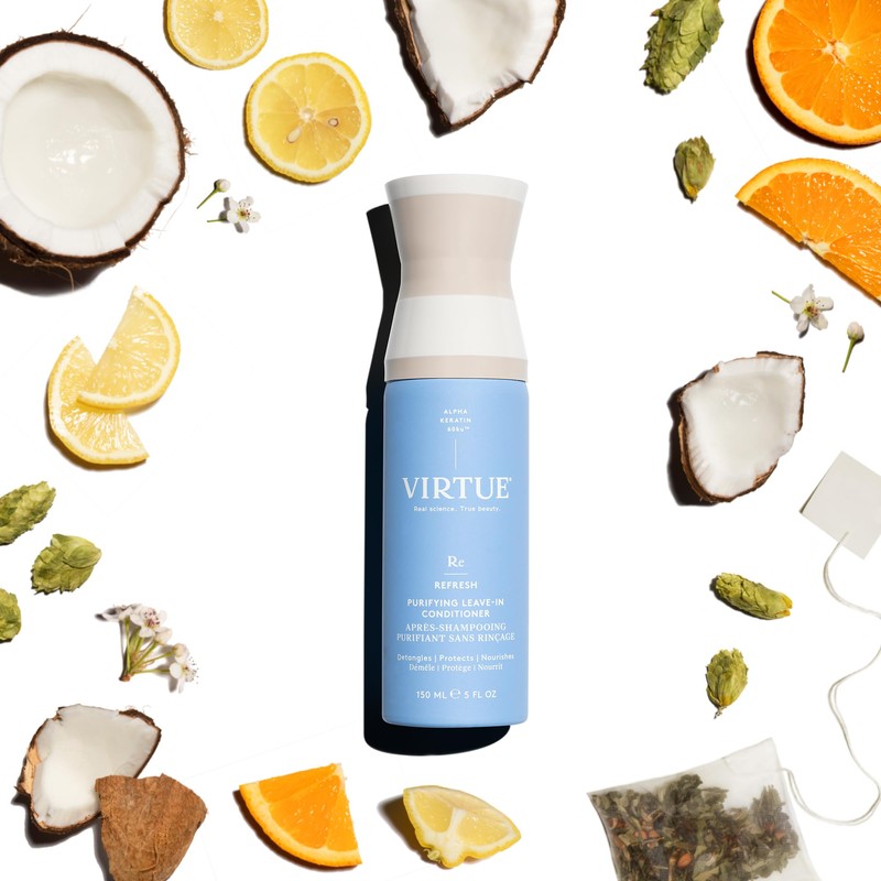 VIRTUE acondicionador purificador sin enjuague 5 fl oz