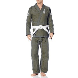 REEVO Ultralight BJJ Gi - Brazillian Jiu Jitsu Uniform w/Free White Belt Red A1L
