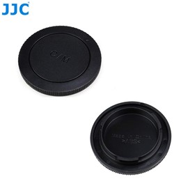 JJC Housing Cap + Rear Lens Cap for Canon EF-M Mount Mirrorless Cameras M M6II M6 M5 M3 M2 M50II M50 M10 M200 M100 & Canon EF-M Mount Lens (1 Set)