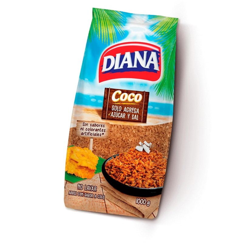 3 Pack of 52.9Oz - 1LB) Arroz de Coco Diana