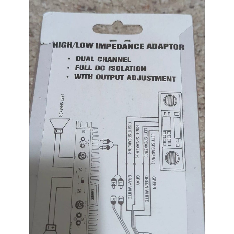 Q-Power Q Power Hi/Lo Impedance Adaptor Audio Accessory - QP-07
