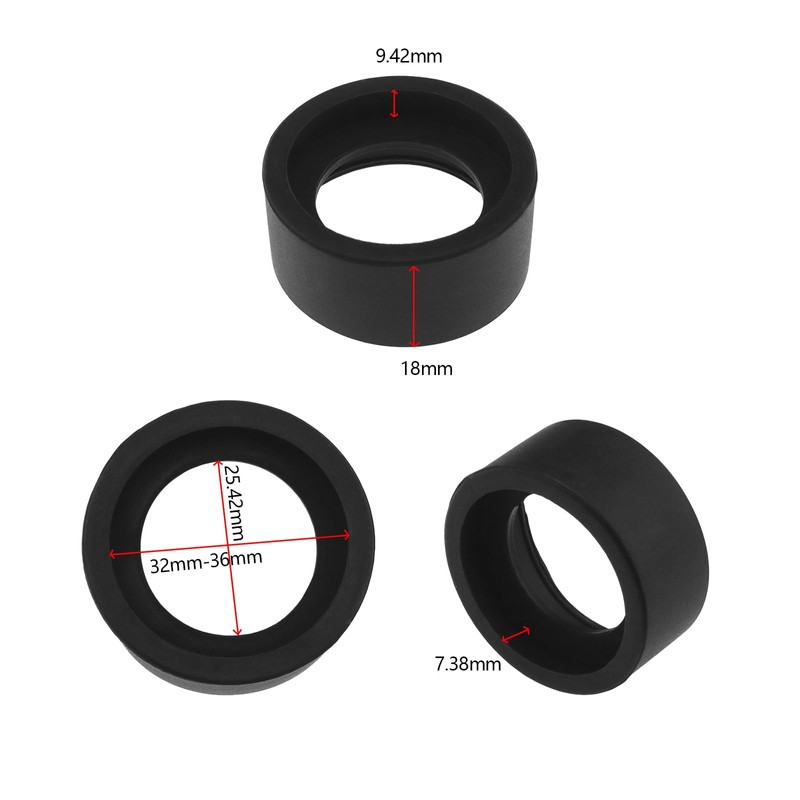 SG Store 4 Pieces 2 Pairs 32-36mm Eyepiece Cover Eyepiece