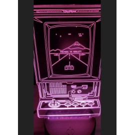 theTDshop VECTREX 3D LED Acrylic Lighted Lamp 8 Colors+Remote (Show It Off) Pole Position