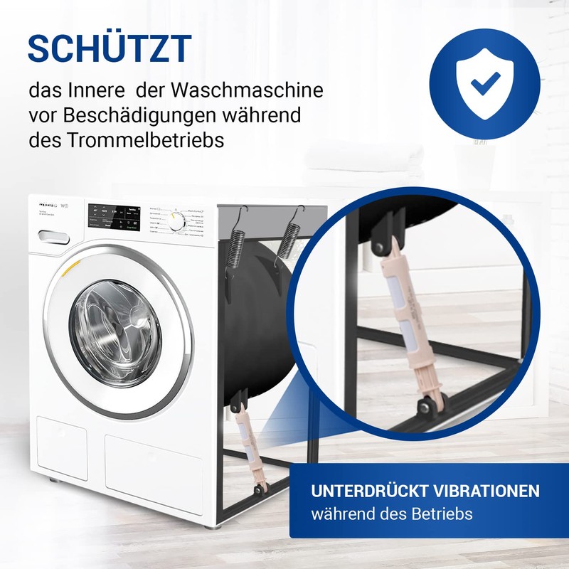 VIOKS 2 x Shock Absorbers 80N Washing Machine Replacement for