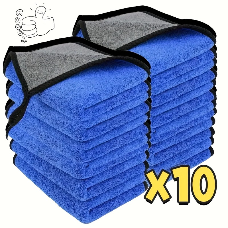 10pcs 30x60cm Microfiber