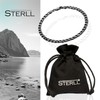 STERLL Mens Sterling Silver Bracelet Black Oxidised Eco Packaging Men