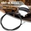 DUZFOREI 7641443183 Transmission Speedometer Cable, Replacement for Chevy TH350 TH400