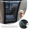 JUSTTOP 2-Layer Car Mesh Organizer, Auto Backseat Pet Kids Barrier