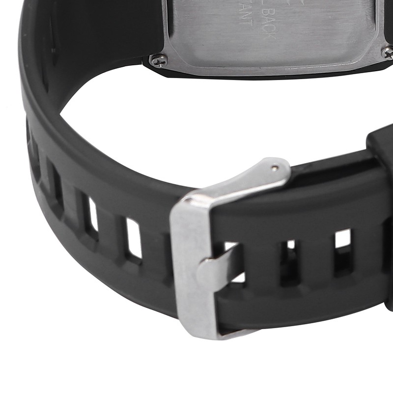 Digital Sports Watch Large Dial Night Light Waterproof Dual Time