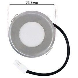 SPARES2GO Cooker Spotlight 1.6w LED 220-240V AC Kitchen Oven Hood Vent Extractor Light Module - Universal