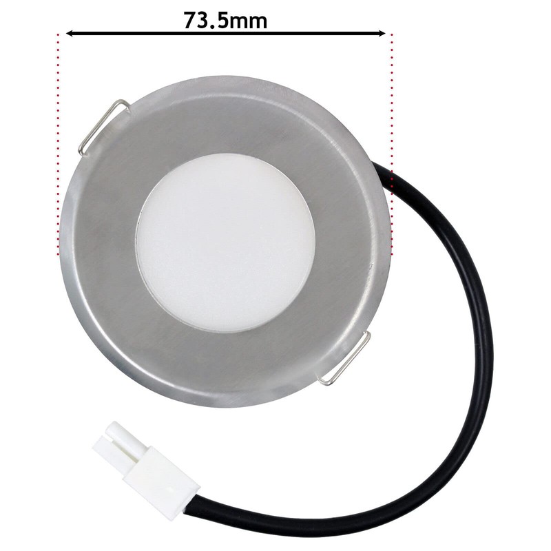 SPARES2GO Cooker Spotlight 1.6w LED 220-240V AC Kitchen Oven Hood