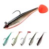 9KM DWLIFE Soft Rubber Fishing Lures Set 6PCS Lifelike with