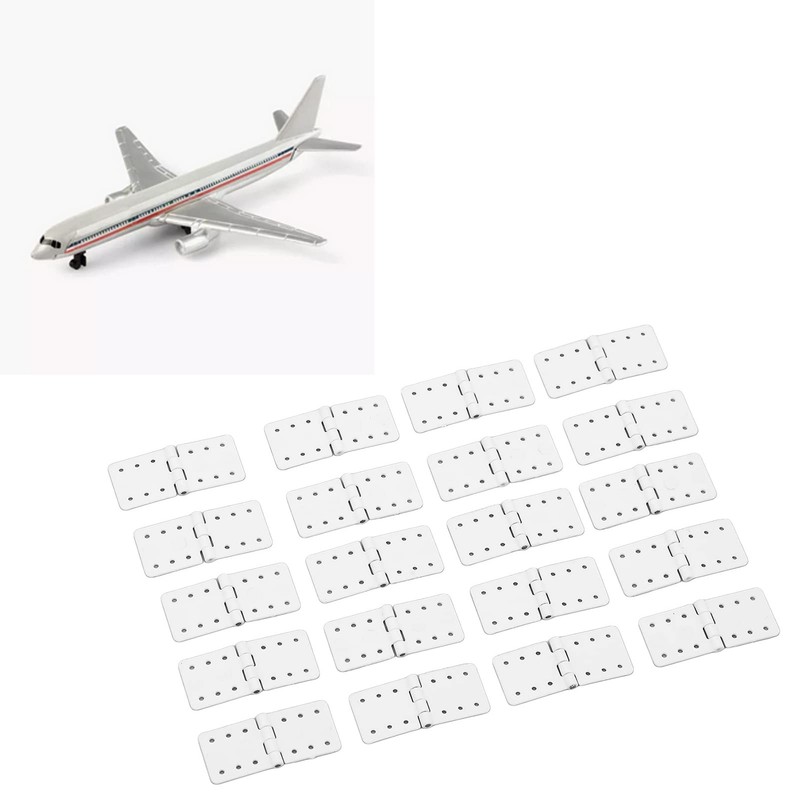 RC Airplane Wing Hinge, 40PCS Corrosion Resistant Lightweight RC Aircraft