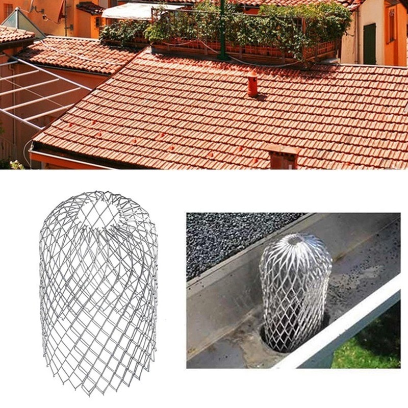 Gutter Guard, 6Pcs Gutter Screen Covers, Aluminum Gutter Downspout Guard