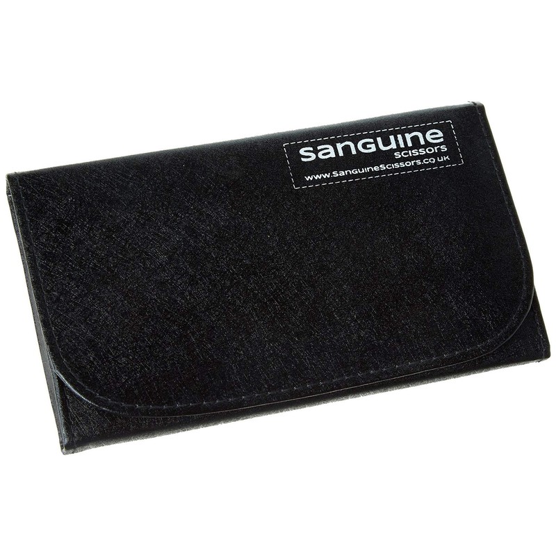 Professional Moustache Grooming Scissors, Extremely Sharp – Multicoloured, 14 cm with Bag