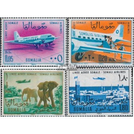 somalia 64-67 (complete.issue.) 1964 Luftfahrgesellschaft (Stamps for collectors) Aviation