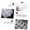 NOLITOY 4pcs Storage Box Litterbox Storage Bins with Lids Small