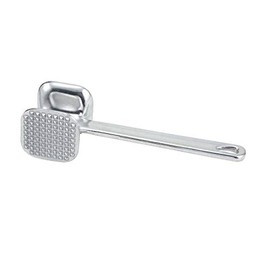 Winco Two Sided Aluminum Meat Tenderizer - 1 each.