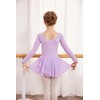 Trudge Children's Ballet Dress Set for Girls, Cotton, Short-Sleeve/Long-Sleeve Ballet