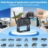 iPoster 7" Reversing Camera Monitor Kit Wireless DVR BSD for