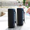 MIATONE Outdoor Portable Bluetooth Speakers Waterproof Wireless Speaker for Camping