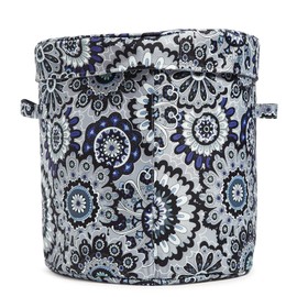 Vera Bradley Women's Storage Bin With Lid, Tranquil Medallion, One Size