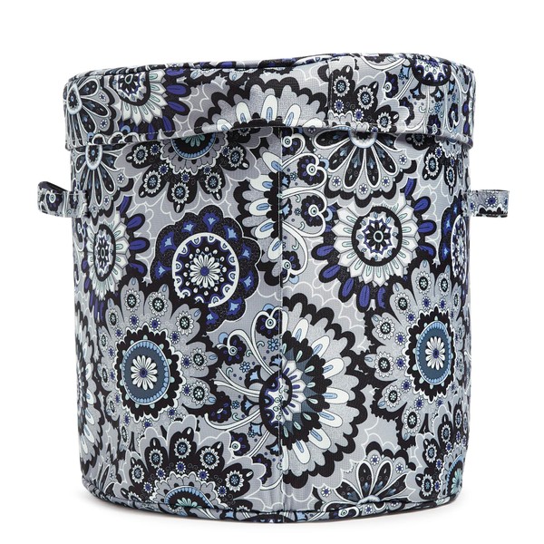 Vera Bradley Women's Storage Bin With Lid, Tranquil Medallion, One