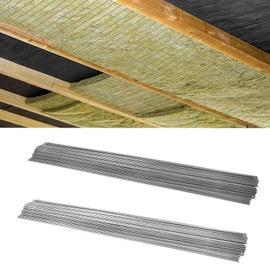 200 Pcs 24 Inch Insulated Wire Support - 1095 Carbon Steel Metal Wire for Attic & Ceiling Insulation