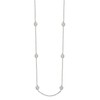 IceCarats 925 Sterling Silver 16 18 inch 8 Station Cubic