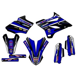 2019-2021 YZ 85 Vigor Blue Senge Graphics Base Kit Compatible with Yamaha