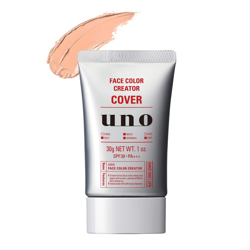 UNO Face Color Creator (Cover) BB Cream Men's SPF 30+