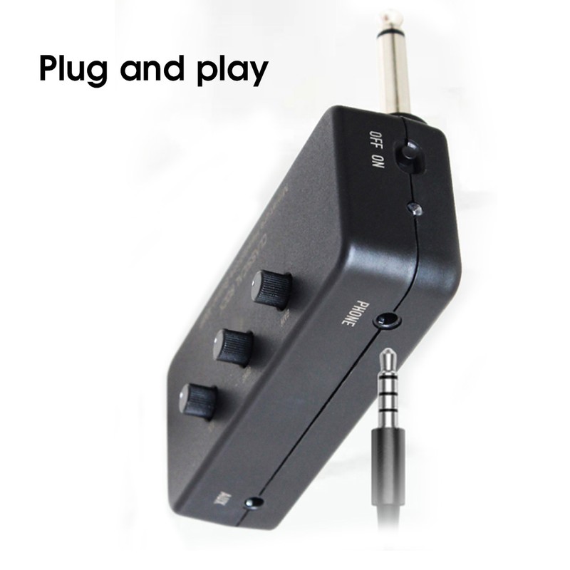 Flatsons Mini Electric Guitar Speaker Campus Style Practice Small Loudspeaker