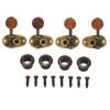 4 Pcs Ukulele Tuning Pegs Elegant Buttons Replacement Machine Head