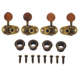 4 Pcs Ukulele Tuning Pegs Elegant Buttons Replacement Machine Head Tuner for 4 String Instruments