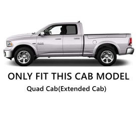 Ziruiautopart Compatible for 2002-2008 Dodge Ram 1500 2003-2009 Dodge Ram 2500 3500 Quad Cab 6 inch Black Heavy Duty Nerf Bars Running Boards Side Steps