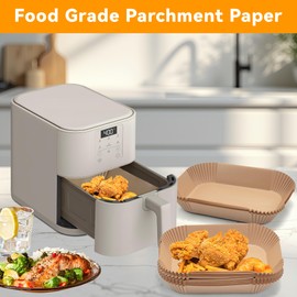 Parchment Paper for bella 4Qt Slim Air Fryer, 200pcs Air Fryer Liners for bella 6Qt Slim Air Fryer
