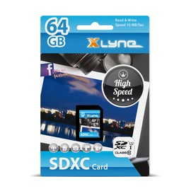 XLYNE SDXC Memory Card │64GB │Class 10│SD Card Flash Memory │Ideal for Photos/Videos/Audio/Smartphones