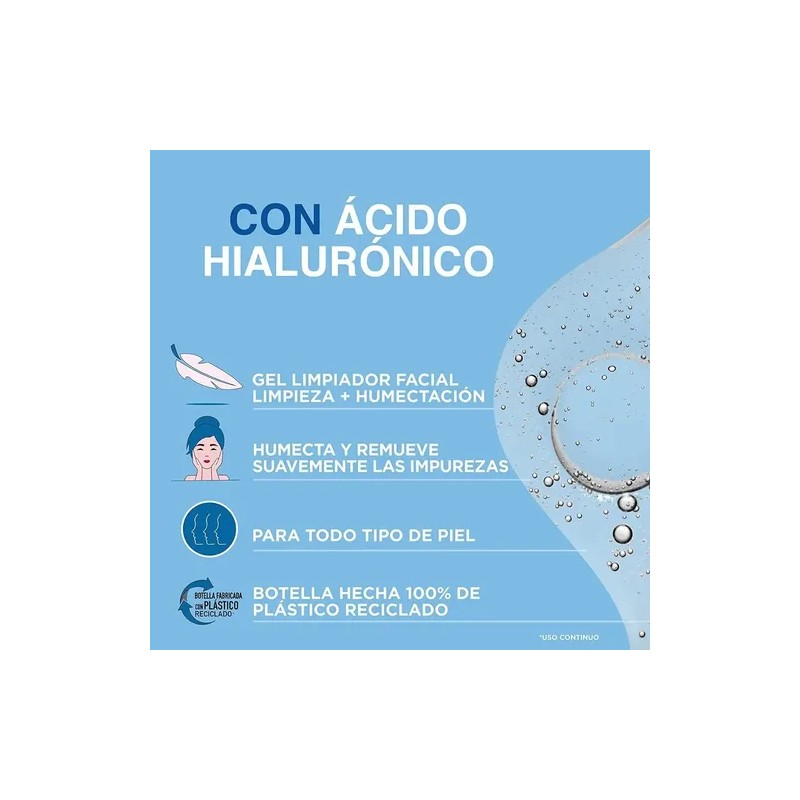 Limpiador Facial PONDS Ácido Hialurónico Vitaminas B3 200ml