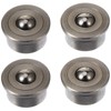 JECOMPRIS 2sets Roller Ball Transfer Bearings Stainless Steel Rotation Ball