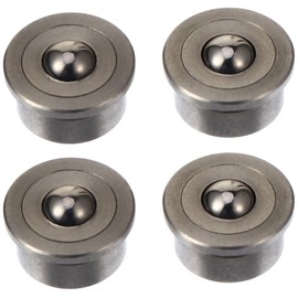 JECOMPRIS 2sets Roller Ball Transfer Bearings Stainless Steel Rotation Ball Casters for Smooth Movement Electronics Hardware and Machinery