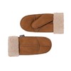 Nordvek Womens Sheepskin Mittens - Adjustable Turnover Cuff # 308-100