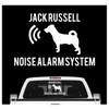 siviwonder Jack Russell Noise Alarm System Car Sticker Dog Foil