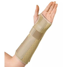 Medline Vinyl Wrist and Forearm Splints Left, Medium