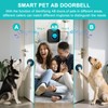 Yoiilifee Dog Doorbell to Go Outside, Smart Wireless Doggie Doorbell