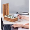 Neando 4’’x6’’ Index Card Holder, Acacia Index Card Box, Index