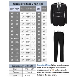 P&L Men's Two-Piece Classic Fit Office 2 Button Suit Jacket & Pleated Pants Set, Grey, 38 Regular / Waist 32"